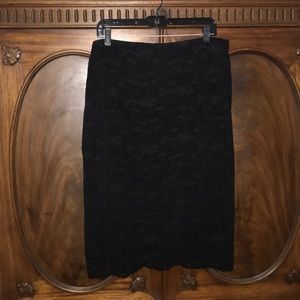 Chico’s Velvet Lace Skirt size 2.5